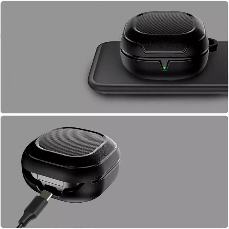 TECH-PROTECT TECH-PROTECT Rough Carbon Samsung Galaxy Buds 2 PRO/2/LIVE/PRO Melns