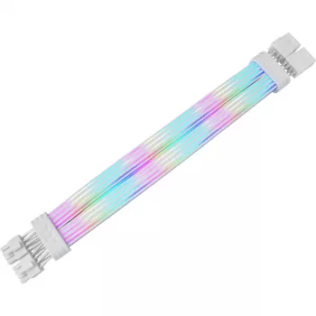 Strāvas plakanā kabeļa THERMALTAKE AC-082-CN6NAN-A1, CPU 2x8Pin mātīte–mātīte, 0,272 m