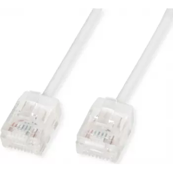 ROLINE UTP komutācijas kabelis Cat.6A Ultra- īsais RJ45 Balts 2m - Tīkls - UTP (21.15.4472)