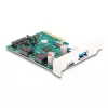 DeLOCK PCI Express x4 karte 1 x USB Type-C 1 x USB Type-A 10 Gbps