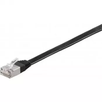 Wentronic RJ45/RJ45 - 0,25 m 0,25m Cat6 U/FTP (STP) melns (94229)