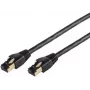 Tīkla kabelis ShiverPeaks BS08-41085 Melns 15 m Cat8.1 F/FTP