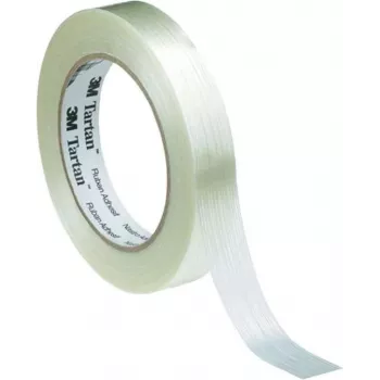 Līmlente ar stiegrojuma diegiem 3M Tartan 50 mm x 50 m caurspīdīga