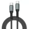 USB kabelis Qoltec 52358 1,5 m USB C melns USB 2.0 0,48 Gbit/s