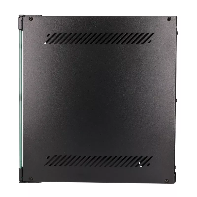 EXTRALINK LITE 6U 10 280X310 SIENAS STIPRINĀMA STATĪVU SKAPJA MELNS