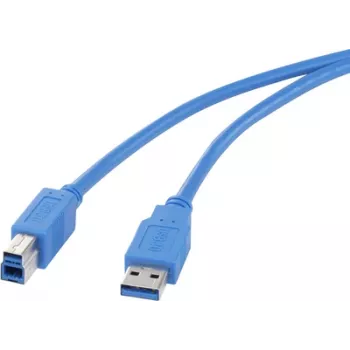 USB kabelis Renkforce USB-A uz USB-B 3.0, garums 1,8 m