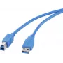 USB kabelis Renkforce USB-A uz USB-B 3.0, garums 1,8 m