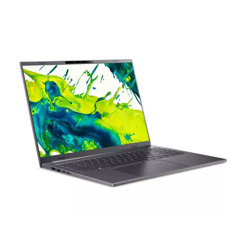 Acer Aspire 16 AI A16-11M - 180° eņģu dizains - Snapdragon X X1-26-100 - Win 11 Home - Qualcomm Adreno - 16 GB RAM - 512 GB SSD NVMe, QLC - 40,6 cm (16 collu)