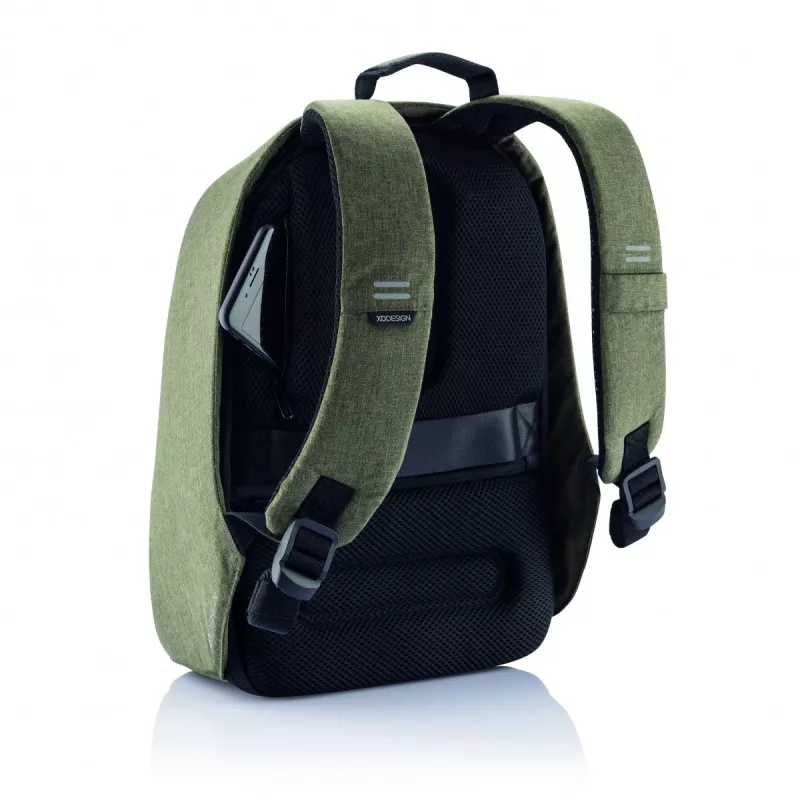 XD-Design Bobby Hero Small mugursoma Ikdienas mugursoma Zaļa PU āda