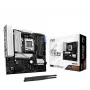 ASRock B850M Pro RS WiFi mātesplate — AMD B850, Socket AM5, microATX, DDR5, 4 DIMM, 256GB, Wi‑Fi 6E, 2.5Gb LAN, 3x M.2