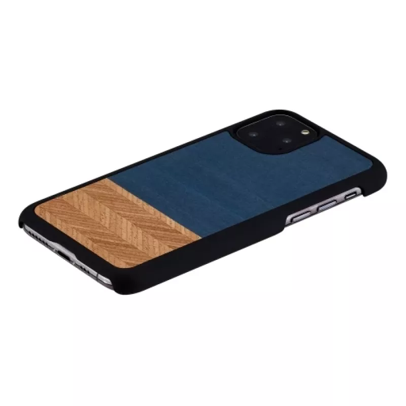Viedtālruņa maciņš man and wood iPhone 11 Pro — džinsa melns