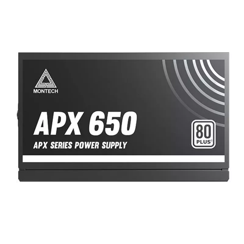 Montech APX650 barošanas bloks 650 W 20+4 pin ATX ATX Melns