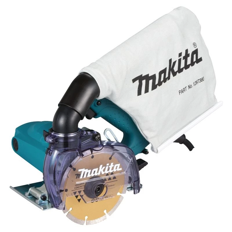 Makita 4100KB 125 mm sauso mūra un flīžu griezējs, 1400 W