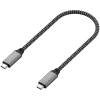 USB kabelis Satechi ST-U4C25M USB4 Gen 3x2 0.25m Melns Pelēks