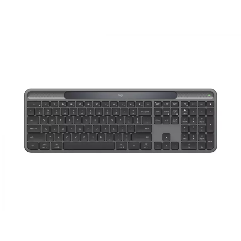 Bezvadu tastatūra Logitech 920-013779 RF Wireless Bluetooth Graphite