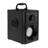Bezvadu skaļrunis MEDIA-TECH MT3179, 20W (RMS 15W), Bluetooth 5.1, FM, MicroSD, USB, AUX, Li-Ion, 6 h, koka korpuss
