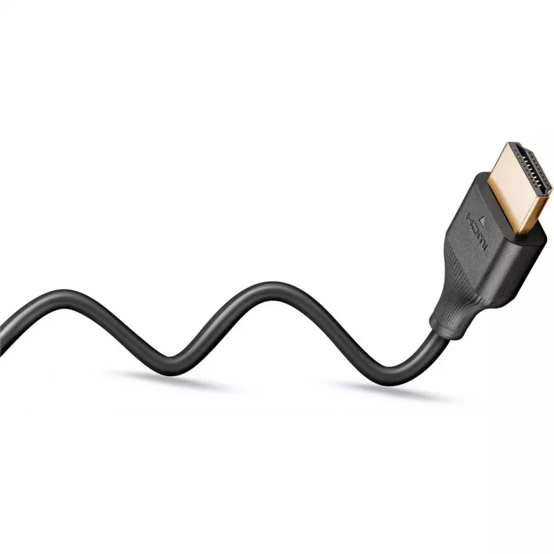 HDMI kabelis Goobay 75297 0,5 m HDMI A tipa vīrišķais 48 Gbit/s melns