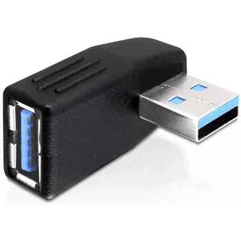USB 3.0 vīrieša/sievietes savienotājs DeLOCK 65342 melns