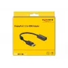 Adapter DisplayPort 1.2 vīriešu uz HDMI sieviešu 4K DeLOCK 63559