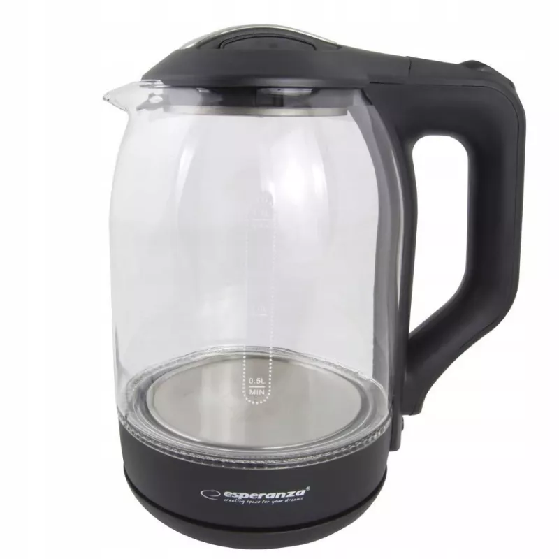 Esperanza EKK025K elektriskā tējkanna 1.7 L Melna, Daudzkrāsains 1500 W