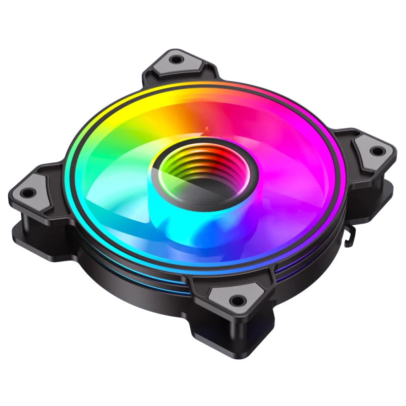 Gamemax | Datora ventilators | DUAL RING INFINITY | Melns