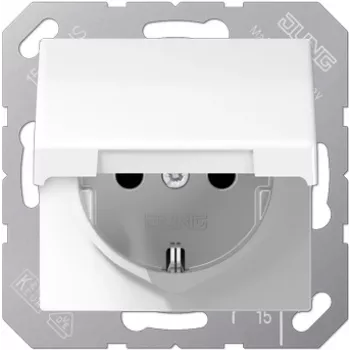 JUNG AS 1520 KL - F tips - 1 modulis(-ļi) - 2P - ziloņkaula krāsa - termoreaktīvā plastmasa - IP44