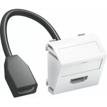 OBO Bettermann multivides nesējs HDMI MTS-HD F RW1 m. Kabelis Bu.-Bu. 45x45mm (6104838)
