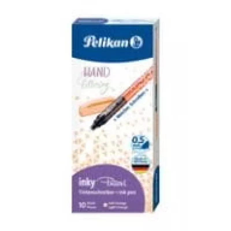 Stick ballpoint pen Pelikan Inky 273 Oranža 10 gab.