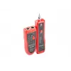 LANBERG tīkla kabeļu testeris NT-0501 — RJ-11/RJ-12/RJ-45 atbalsts, maksimālais garums 250 m, iebūvēta baterija, LED indikatori, melns