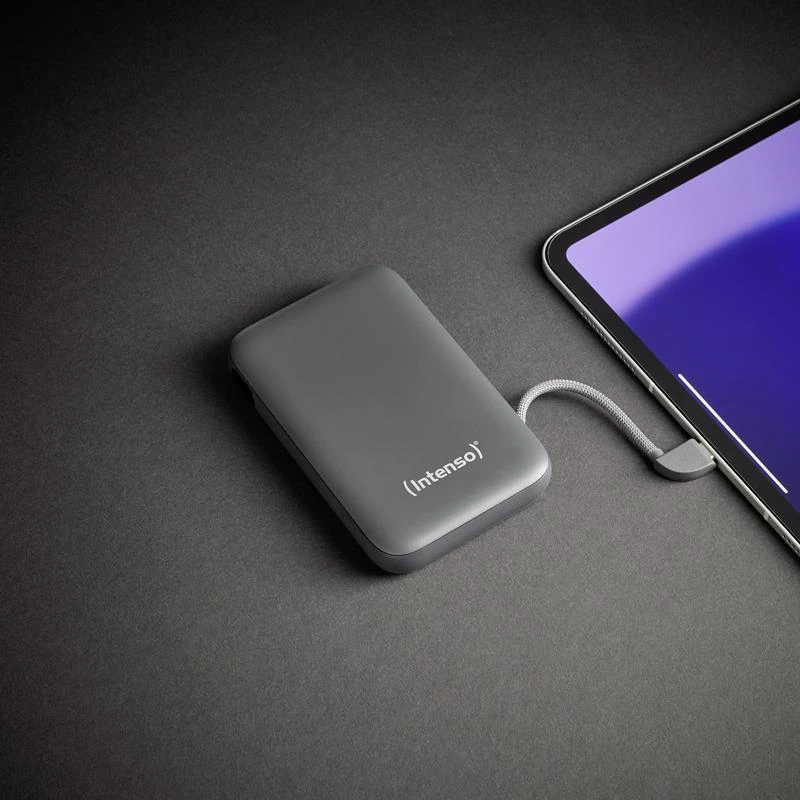 Ārējais akumulators USB 10000MAH/pelēka S10000 7333034 Intenso