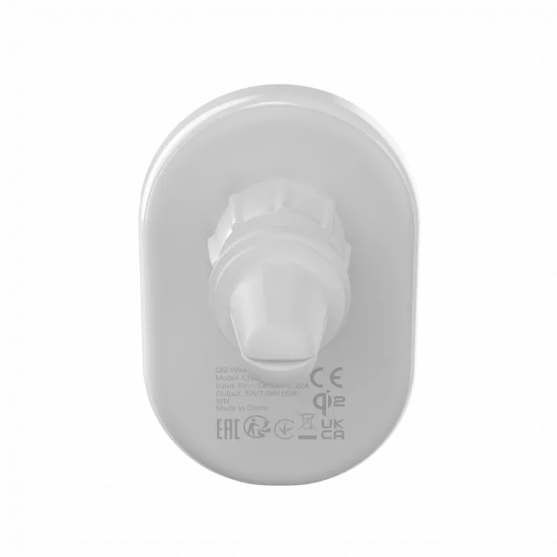 CANYON autolādētājs OnGrip 105 15W Qi2 bezvadu balts