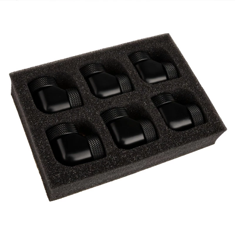 RAIJINTEK Pelias Melns ventilatora piederumu komplekts — 6 gab.