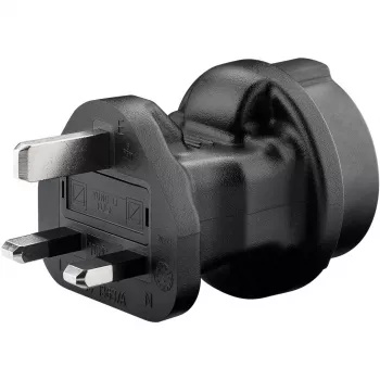 Tīkla adapteris Goobay 95307 Melns UK