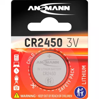 Ansmann pogu baterija 3V litija CR2450 (5020112)