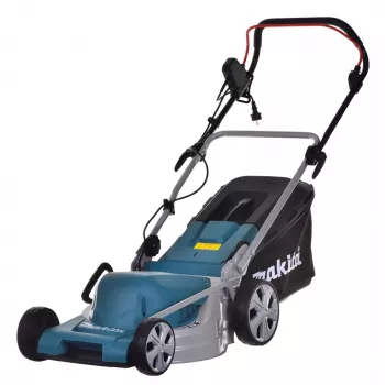 MAKITA ELEKTRISKAIS ZĀLES PĻĀVĒJS 1600 W 41 cm TĒRAUDA KORPUSS ELM4121