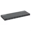 Manhattan 4K@60Hz 8 portu HDMI sadalītājs ar pazeminātu izšķirtspēju, sadala vienu HDMI ieeju astoņās HDMI izejās (1x8), 18G, EDID pārslēgs izšķirtspējas pazemināšanai, melns