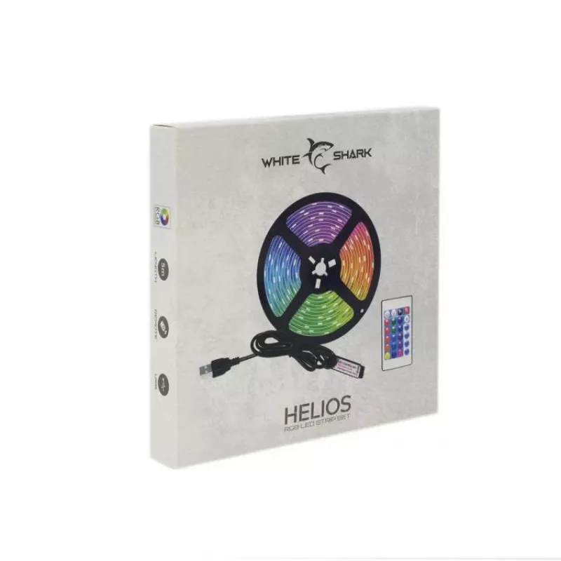 White Shark Helios LED-05 RGB LED lente ar tālvadību