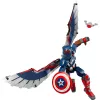LEGO MARVEL 76296 Jaunā Kapteiņa Amerikas konstrukcijas figūra