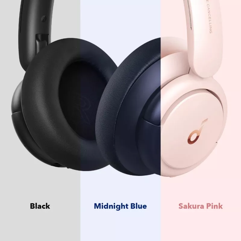 Soundcore by Anker Life Q30 hibrīda aktīvās trokšņu slāpēšanas austiņas ar vairākiem režīmiem, Hi-Res skaņu, 40 h darbības laiku, skaidriem zvaniem, ātro uzlādi