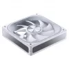 120 mm PWM ARGB dzesēšanas ventilators Jonsbo ZA-120 balts — modelis ZA-120W, PWM vadība, ARGB apgaismojums
