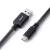 USB A uz USB C kabelis 1,5m pelēks Cablemod CM-CKCA-CK-KC150KC-R