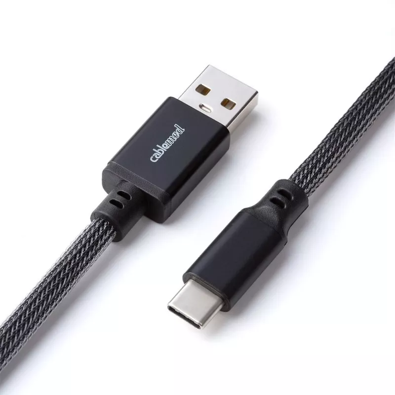 USB A uz USB C kabelis 1,5m pelēks Cablemod CM-CKCA-CK-KC150KC-R