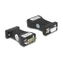 DeLOCK 64315 seriālais pārveidotājs, atkārtotājs un izolators RS-232, melns, 33x63x17 mm