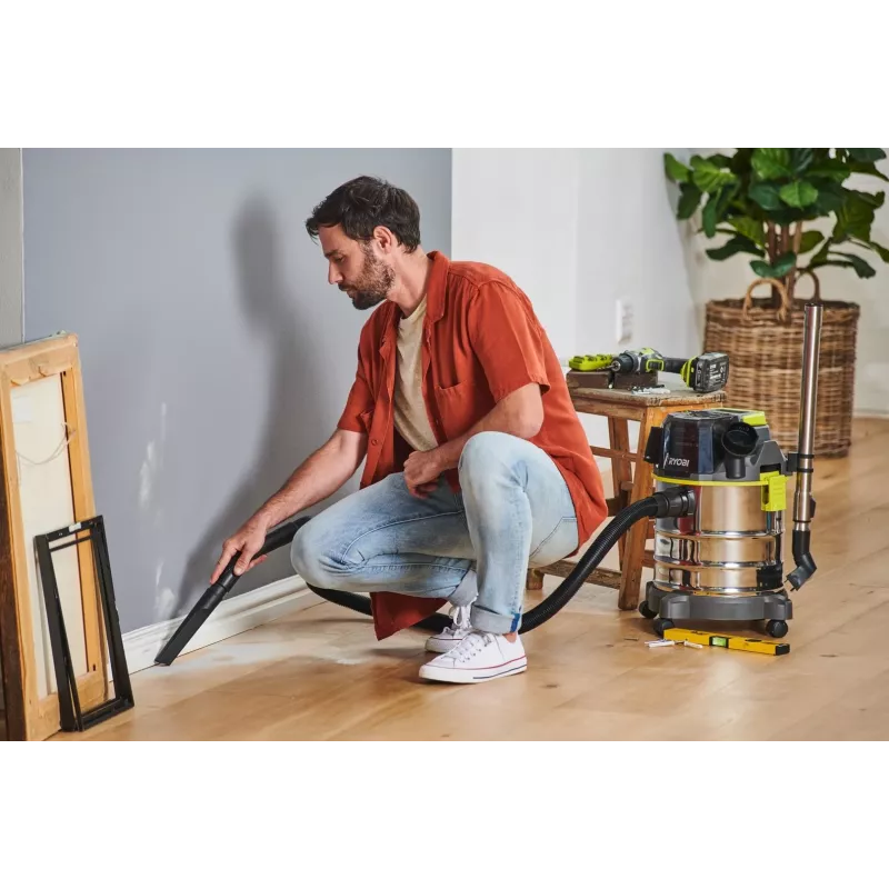 RYOBI R18WDV-0 putekļsūcējs 18V One+ Melns, Zaļš
