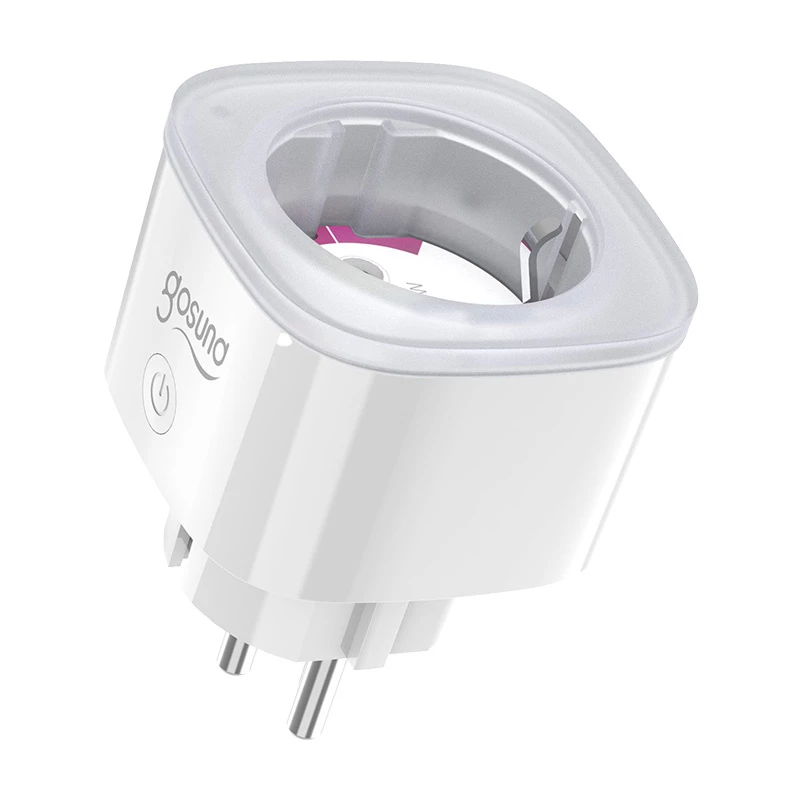 Smart WiFi Socket Gosund EP8‑M 16A — Wi‑Fi remote outlet Saderīga with Xiaomi