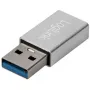 LogiLink AU0056 USB 3.2 Gen 1 adapteris USB Type-C ligzda, sudraba krāsā