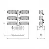 Synergy 21 LED Objekt/Stadion Prožektors 720W IP66 cw