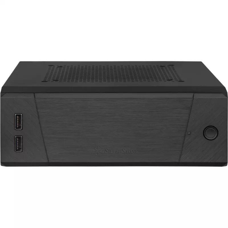 SilverStone MILO ML10 - USFF - Mini-ITX - bez barošanas bloka - melns - USB/Audio (SST-ML10B)
