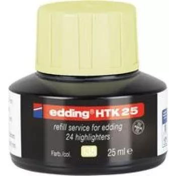 Tintes uzpilde Edding e-HTK25 dzeltena Edding e-HTK25 marķieriem, modelis 4-HTK25135