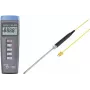 VOLTCRAFT K101 + TP 208 temperatūras mērīšanas ierīce no -200 līdz +1370 °C ar K tipa zondi
